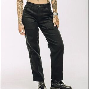 Women's Black Service Fatigue Pants (size US 4/UK 8)